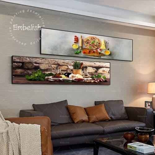 Embelish 1 Piece Vintage Spices And Herbs Modern Home Decor Posters Vegetables Kitchen Pictures HD Canvas Restaurant Painting