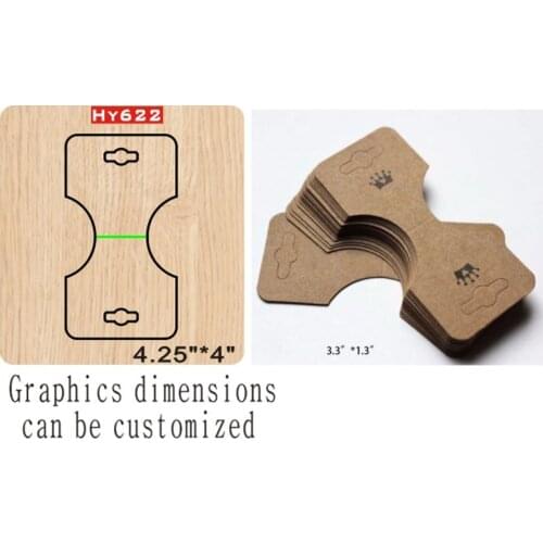 Packaging hair band card cutting dies 2019 new die cut &wooden dies Suitable for common die cutting machines on the market