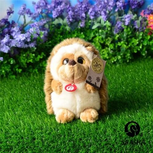High quality goods cute Hedgehog 18cm plush toy simulation Hedgehog doll gift d913