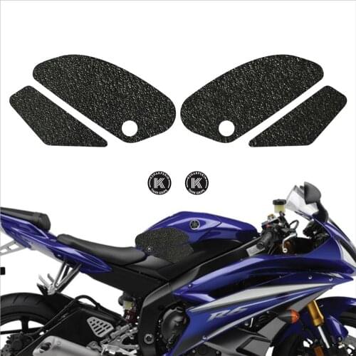 Motorcycle fuel tank pad tank grip protection sticker KSHARPSKIN knee grip side applique for YAMAHA 06-07 YZF-R6 SUZUKI 00-04