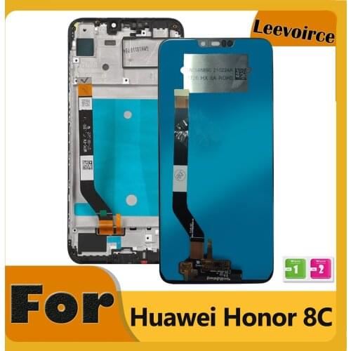 Tested LCD For Huawei Honor 8C LCD Display Touch Screen Digitizer Assembly Replacement For Honor 8C 8 C 6.26inch Screen Display