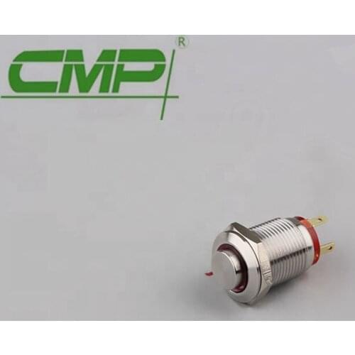12mm 4 Pin LED Light Momentary Push Button Switch