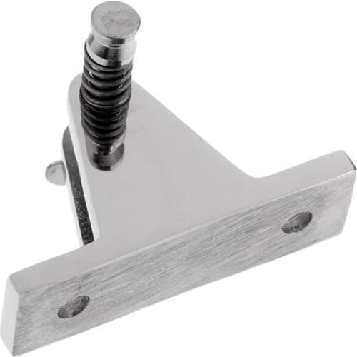 316 Stainless Steel Bimini Fittings - Deck Hinge with 90° Quick Release Pin - Boat Canopy Bimini Top Fitting Marine Hardware