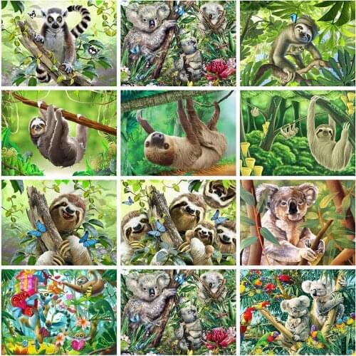 5d Diamond Painting Koala Mosaic Sloth Forest DIY Diamond Embroidery Animal Home Decor Craft Kit
