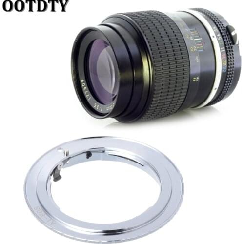 OOTDTY FOR AI-EOS Adapter for Nikon AI AI-S F Lens to Canon EF EOS Camera AF Confirm Ring