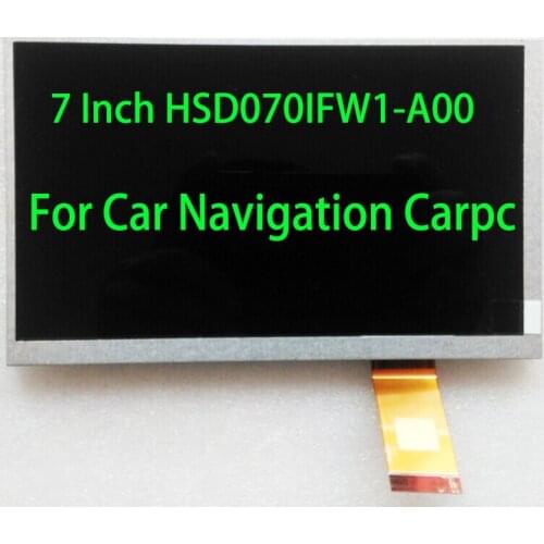 HSD070IFW1 7inch 1024*600 Resolution, 600 Brightness, Car Radio Carpc DIY Navigation LCD Screen With Driver Board Android win10