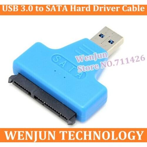 Free Shipping USB3.0 to SATA hard driver cable, SATA to USB3.0 driver line, notebook hard disk adapter