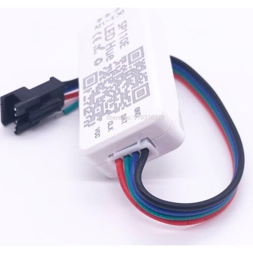 WS2812B Bluetooth Controller SP110E For WS2812b WS2811 RGB Addressable Smart Led Strip Lamp Pixel Light Controller