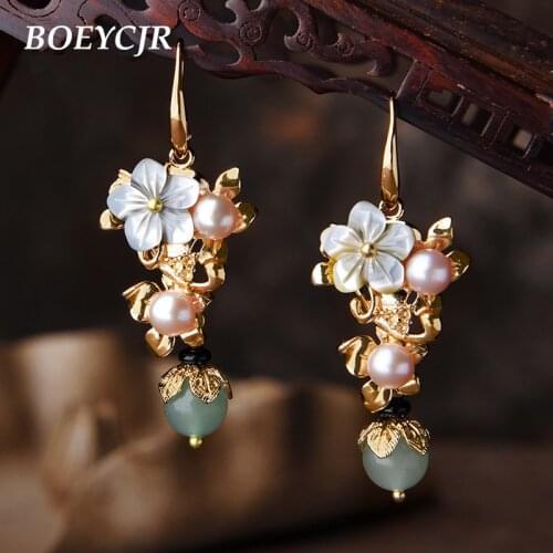 Этнические серьги BOEYCJR China At AliExpress