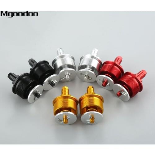 Mgoodoo 2Pcs 41MM Motorcycle CNC Preload Adjuster Fork Bolts Cap For Honda CB400/SR400 Motocross Enduro Dirt Bike High Quality