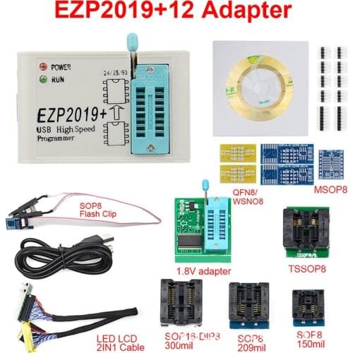 For Windows 2000/XP/Vista 1Set High Speed USB SPI Programmer Low Power Loss Support 24 25 93 EEPROM Chip Programmers Mayitr