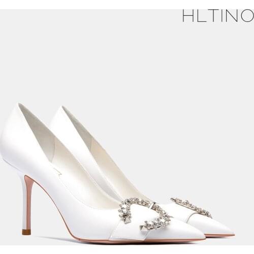 Free shipping fashion women pumps white pearls pointy toe stiletto high heels stripper shoes bride wedding shoes