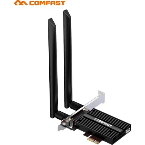 Wi-Fi 6 Adapter Intel AX200 Bluetooth 5,0 Netzwerk Wifi Karte 802,11 ac/ax 2,4G 5G Wireless 3000Mbps PCIe Dual Band Desktop PC