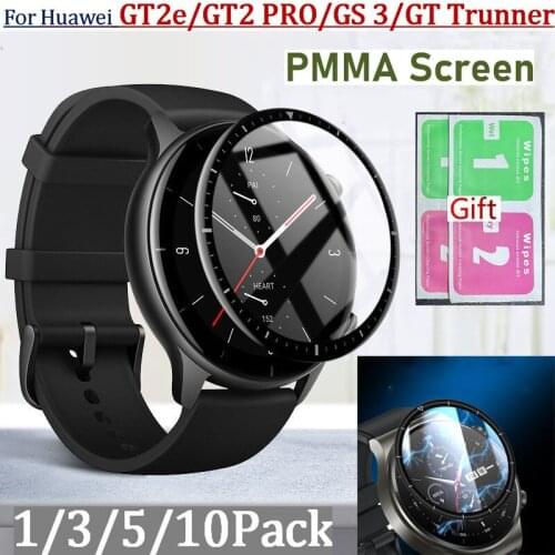 For Huawei Watch GT2E/GT2 46mm Smart Bracelet Protector Screen PMMA Anti-Scratch Glass Film For Huawei GT2 PRO Protective Glass