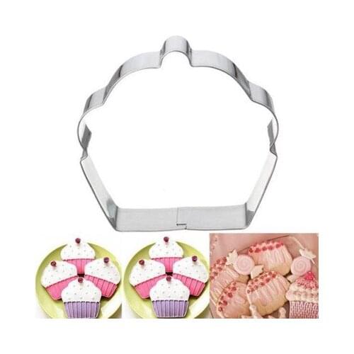 1pcs Cupcake Cookie Cutter Cake Mould Stainless Steel Fondant Cake Decorating Tools Kitchen Accessory