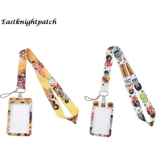 12pcs/lot E2998 Fashion Cartoon Necklack Lanyard Key Gym Strap Multifunction Mobile Phone Decoration With Card Holder Cover