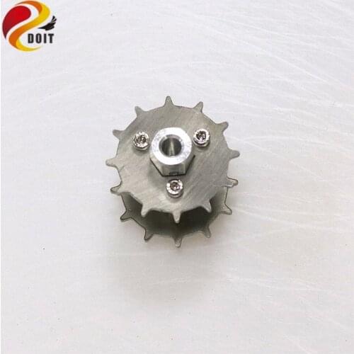 2pcs/lot 4/6/8mm Stainless Steel Metal Driving Driver Wheel Track Wheel Parts for Robot Tank Chassis DIY RC Toy Parts