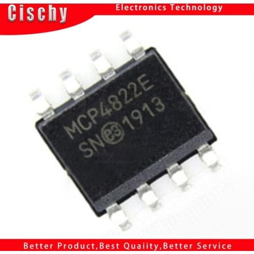 2pcs/lot MCP4822-E/SN MCP4822 SOP-8 In Stock