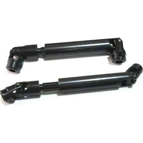 2Pcs Steel CVD Universal Joint Drive Shaft for 1/10 RC Rock Crawler Car Axial SCX10 D90