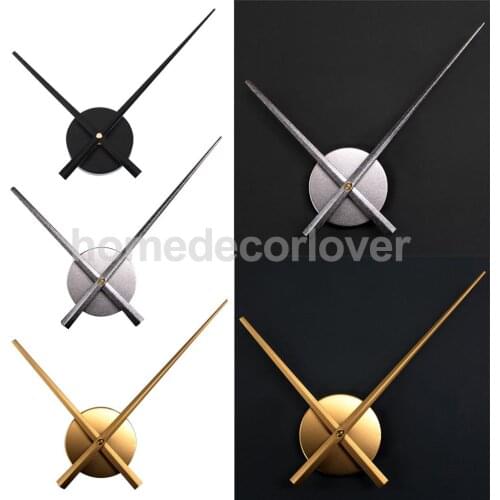 3D Clock Hands, DIY Large Clock Hands Needles Wall Clocks 3D Home Art Decor Quartz Clock Mechanism Accessories