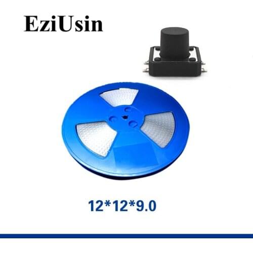 400pcs In Tape One Reel TS-F002 Micro Switch 12*12*9.0 Tactile Tact Push Button SMT 12x12x9 Elevator Switches