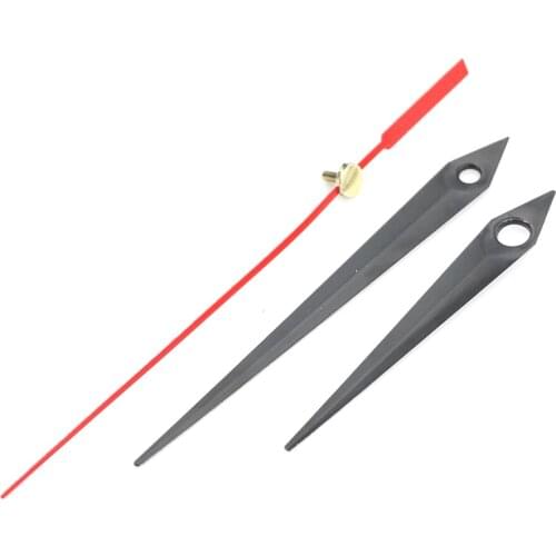 5 Sets Black DIY Clock Quartz Watch Wall Clock Movement Mechanism Parts Repair Replacement Essential Accessories