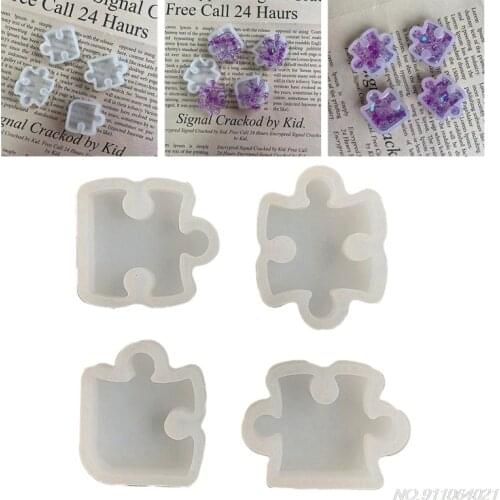 Free Ship4Pcs Earrings Epoxy Resin Mold Ear Studs Drop Dangles Pendant Silicone Mould DIY Crafts Jewelry Casting Mold Wholesales