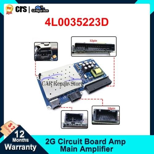 CRS 2G Circuit Board Amp Main Amplifier For Audi Q7 2007-2009 OEM 4L0035223D 4L0 035 223 D 4L0035223G 4L0 035 223A 4L0 035 223 G