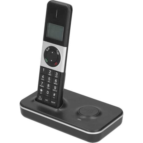 Business Telephone Digital Cordless Telephone Landline Telephone Durable Re‑dial Adjustable Keyboard Lock Function100‑240V