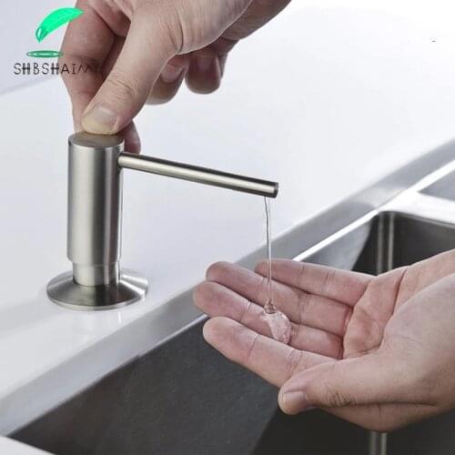 250ML Stainless Steel Liquid Soap Dispensers Low price Free Shipping Kitchen Hand Soap