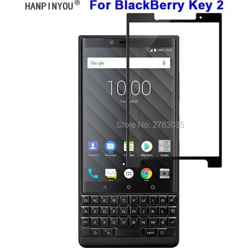 For BlackBerry Key 2 Two Key2 4.5" New 9H Hardness 2.5D Full Cover Toughened Tempered Glass Film Screen Protector Guard