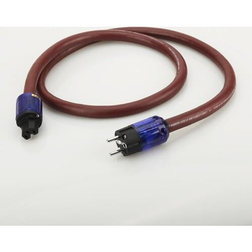 1M Golden cross power cable EU Schuko power cable with P-037E/C-037 power plugs