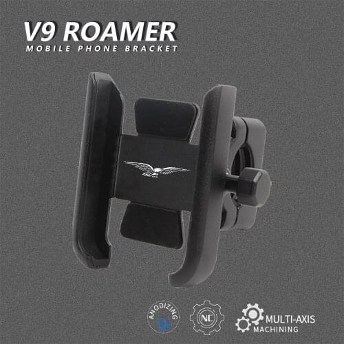 For Moto Guzzi V9 Roamer/Bobber/V85 TT/V7 Stone/Special Motorcycle Handle Bar Rear Mirror Mobile Phone Bracket GPS Stand Holder
