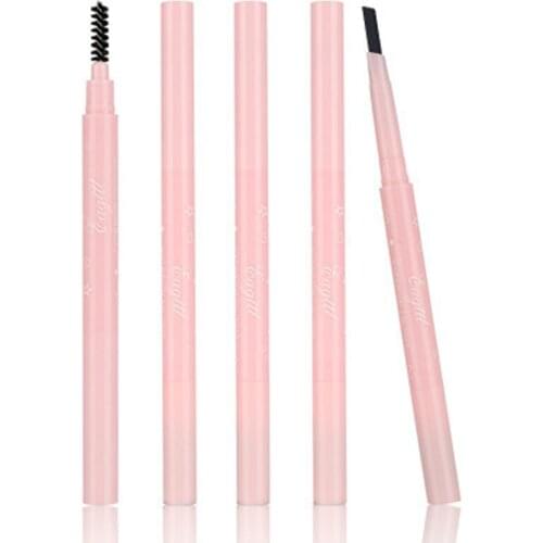 MB 5 Colors Eyebrow Brow Pen Fork Tip Sketch Ink Eye Tattoo Tint Pencil Waterproof Long Lasting Makeup Cosmetic
