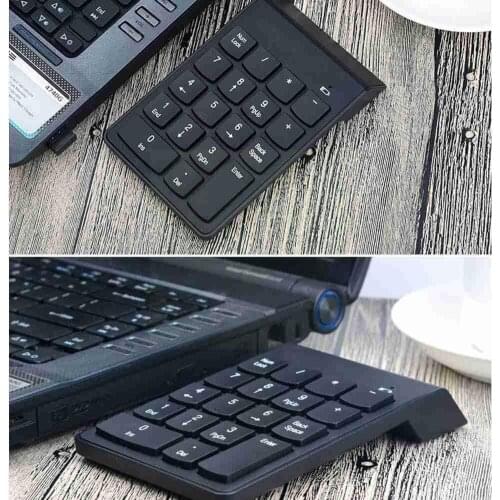 Mini 2.4GHz Wireless Digital Keypad Numpad 18 Keys Keyboard PC Laptop For Accounting USB Notebook Portable Tablets Teller A3W9