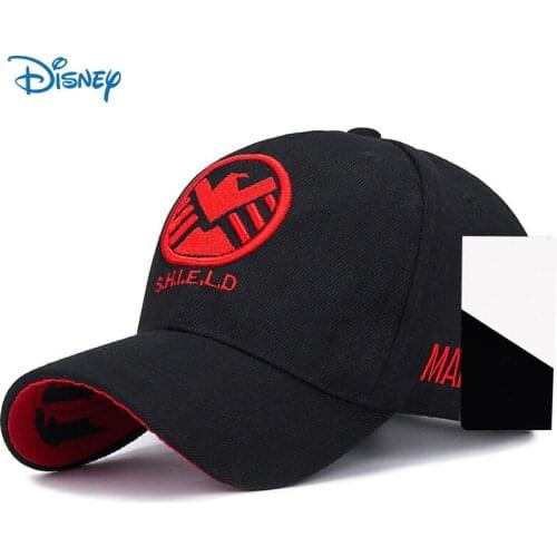 Disney Marvel Hat Fashion Hip Hop Men baseball Cap SHIELD embroidery golf caps Men Women Summer sun hats cotton snapback hats
