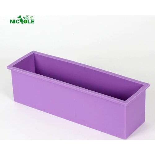 Nicole Silicone Soap Mold Rectangle Loaf Mould Liner DIY Handmade