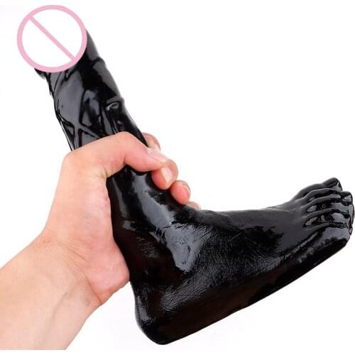 New Huge Dildo Anal Plug Big Anal Stuffed Butt Plug Large Penis Foot Fist Realistic Glans Masturbate Sex Toys For Women Men Gay