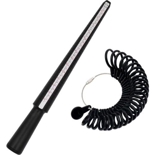 Ring Sizes Stick Mandrel Finger Gauge Ring Sizer Set Measuring US Sizes 0-13 & UK Sizes A-Z Jewelry Tools