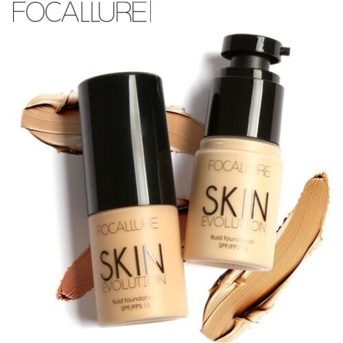 FOCALLURE Face Makeup Foundation Makeup Base Liquid Foundation BB Cream Concealer Whitening Moisturizer Oil-control Cosmetics