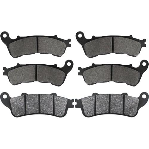 Front and Rear Brake Pads for Honda VFR800 VFR 800 Interceptor 06-13 XL1000 XL1000V Varadero 04-11 ST1300 ST 1300 08-13