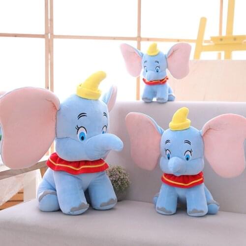 30-60cm Disney Dumbo Plush Dolls Cartoon Cute Elephant Stuffed Animals Toys for Girl Kid Children Xmas Gift
