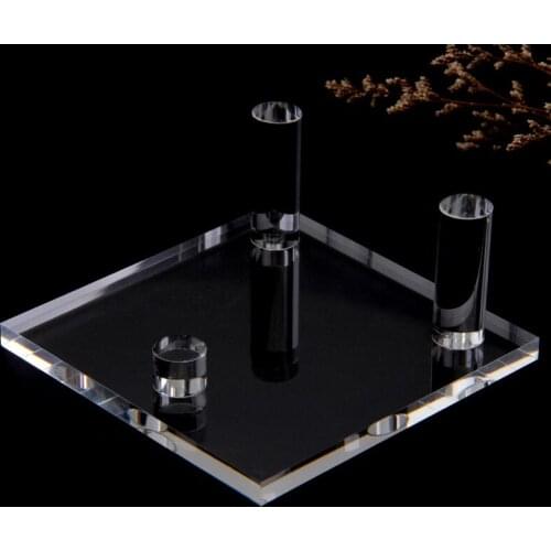 Customized acrylic mineral samples holders stone holder ore display stand jewelry organizer crystal stands case rack