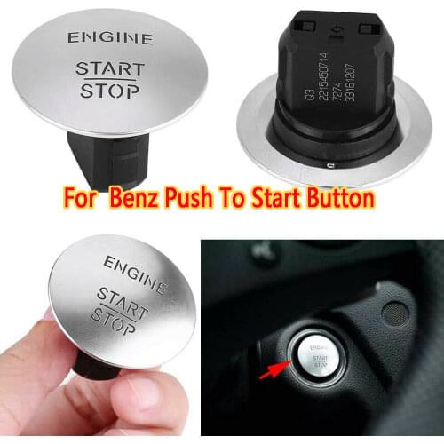 Fit For Benz Push To Strart Button Ignition Keylress Go Engie Button 2215450714