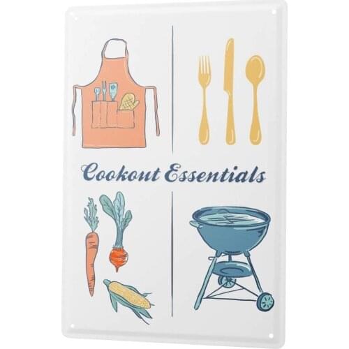 SINCE 2004 Tin Sign Metal Plate Decorative Sign Home Decor Plaques Retro Cookout Essentials
