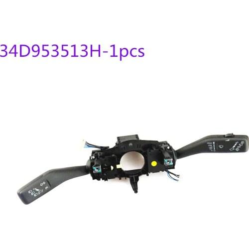 SCJYRXS Multi-Function Steering Wheel Turn Signal Cruise Control Combination Switch For New Santana 34D 953 513H 34D 953 513 H