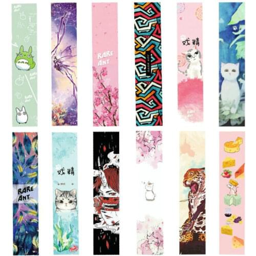 24*122cm Skateboard Longboard Griptape Deck Sandpaper Grip Tape Skateboard Sandpaper Long Board