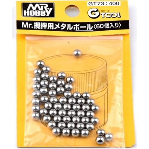 GSI Creos Mr.Hobby GT-73 Special Steel Ball (60pcs,Diameter: 4.77mm) for Paint stirring