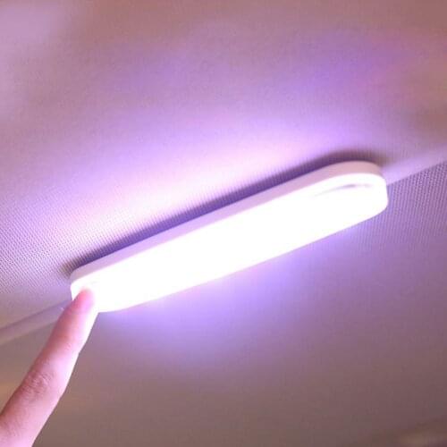 Universal Car Interior Light USB Rechargeable Reading Light Magnetic LED Car Styling Night Light Car Ceiling Lamp