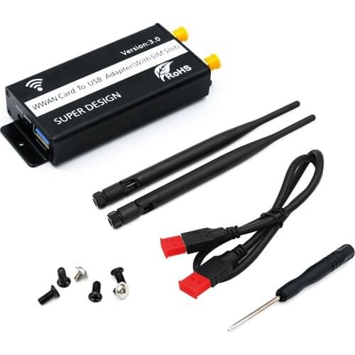 External Network Cards M.2 Wifi Adapter Wireless USB Wifi Adapter Wi Fi NGFF M.2 to USB 3.0 SIM Card Slot for WWAN/LTE/4G Module